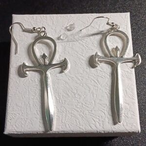 Goth Ankh Earrings (NWT)